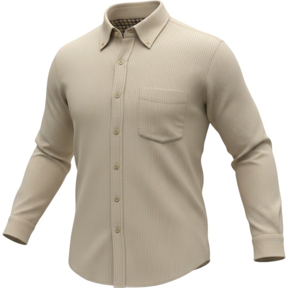 Brooks Brothers Red Fleece Mens XXL Beige Corduroy Button Down Shirt New